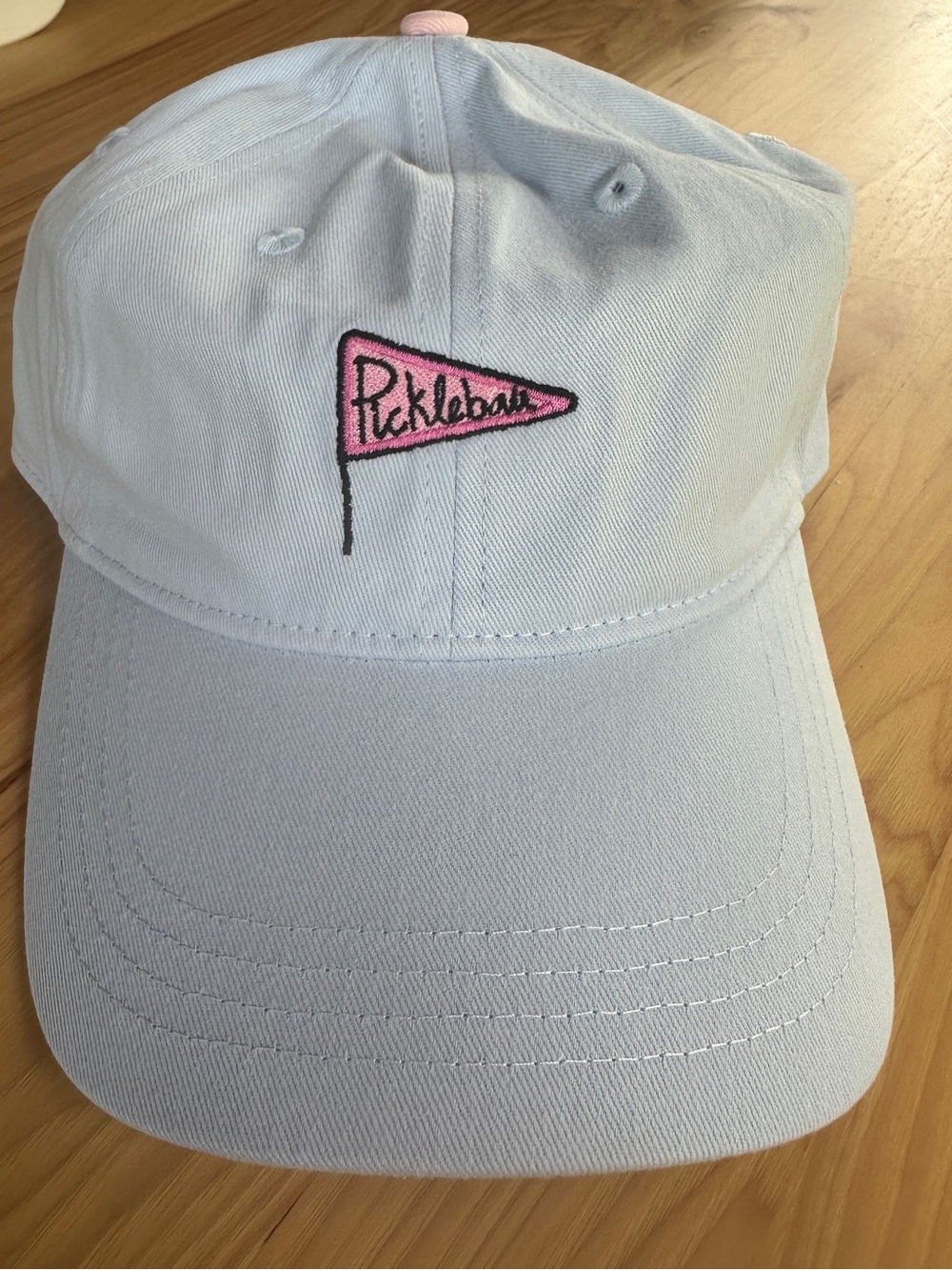 Frazier Sterling Pickleball Pennant Embroidered Baseball Cap